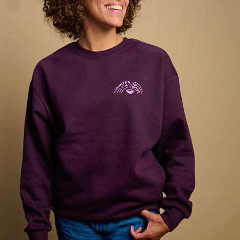 Crewneck Sweatshirt - Plum - detail view 2